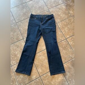 Inc denim curvy, low rise, straight leg. Size 8P